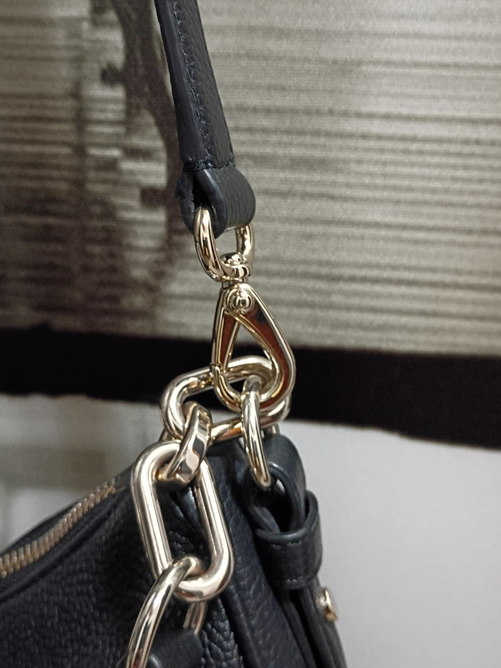 kate spade Murberry Street Vivian Hobo Bag Black Leather/ Shoulder- Adjust Strap - Picture 8 of 12